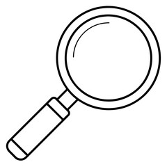Magnifying glass vector