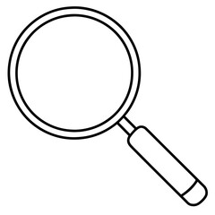 Magnifying glass vector