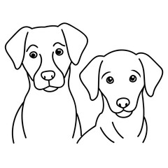 Fototapeta premium Dog vector
