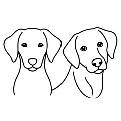 Dog vector