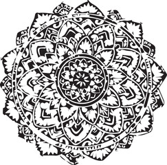 Beautiful mandala art, vector mandala design