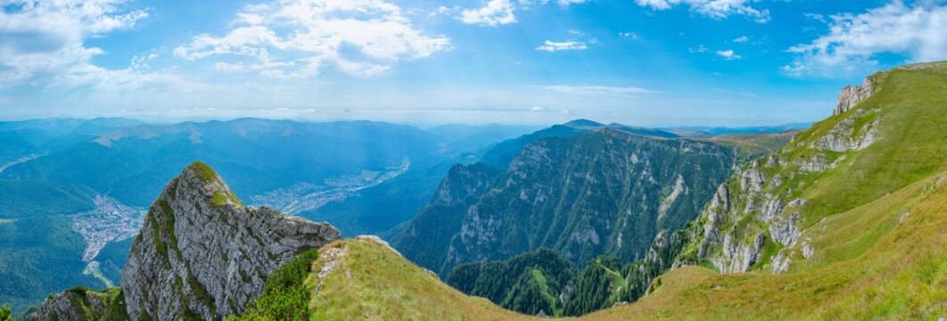 Summer day at Bucegi mountains in Romania