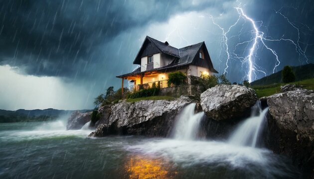 Like a Wise man: Parable about The House Built on the Rock: Matthew 7. 