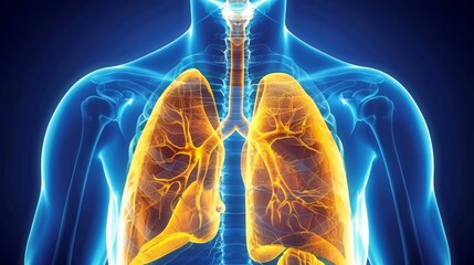 Asthma, Chronic condition that affects the airways in the lung. The airways are tubes carry air in and out of your lung. the airways can become inflamed and narrowed at time - obrazy, fototapety, plakaty