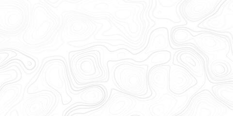 Vector monochrome seamless pattern, curved lines, black & white background. Abstract dynamical rippled surface, Topographic Map Seamless Pattern. Vector Background