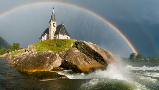 Like a Wise man: Parable about The Church Built on the Rock: Matthew 7.
