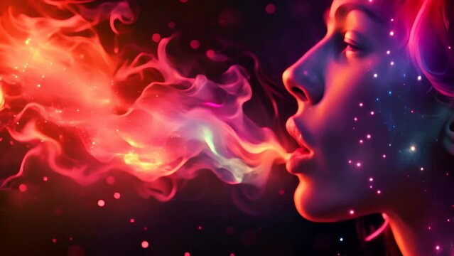 A happy, creative, clear and colourfull image that visualizes the process,generative ai