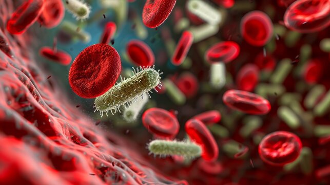 Septicemia or sepsis. The clinical name for blood poisoning by bacteria. It is the body most extreme response to an infection