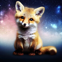 Obraz premium 3D furry forest lion with beautiful colors and white background. with Generative AI technology 