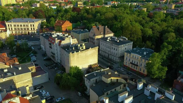 Beautiful Panorama Park Brzeg Aerial View Poland