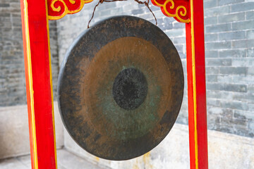 The large gong of the Confucius Temple of Guangzhou Agricultural Training Institute
