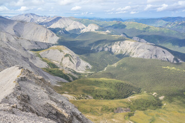 Fototapeta na wymiar Summit Peak, Stone Mountain Provincial Park BC