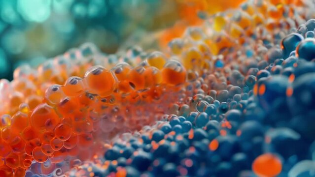 A magnified view of a drugloaded liposome a nanoscale vehicle capable of crossing cell membranes and transporting medication to precise locations within the body.