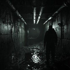 Brace for chills as you traverse a random horror backdrops eerie depths
