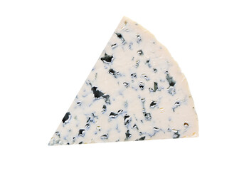 Blue cheese isolated on white background