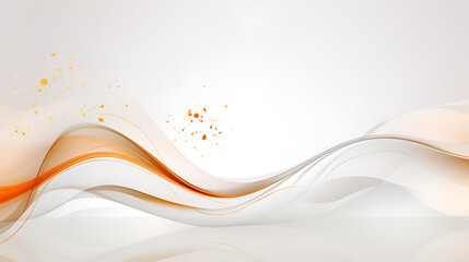 Colored light wave physics frequency on white transparent background

