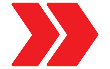 double arrow icon. Element of simple icon for websites, web design, mobile app, info graphics. Signs and symbols collection icon for design and development