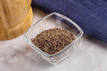 Zeera seeds in the bowl