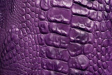 Textured purple crocodile skin pattern.