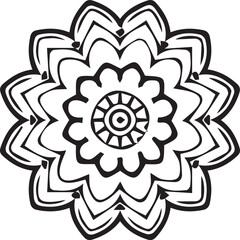 Beautiful mandala art, vector mandala design