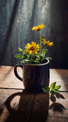 Flowers in a Mug