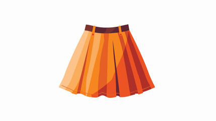 Skirt isolated flat vector icon flat vector isolated o