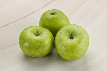 Sweet and juicy green apple