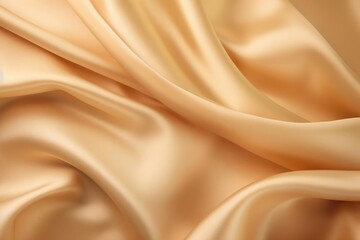 Light pale brown yellow silk satin with gradient. Dusty gold color. Golden luxury elegant beauty...