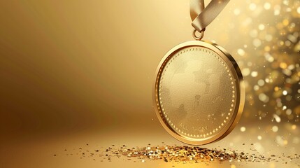 An illustration of a gold medal with AllTime High engraved, awarded to gold investors for their foresight and success