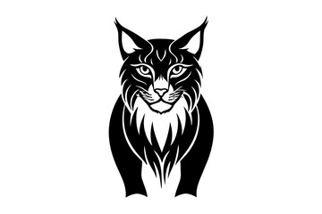 lynx silhouette vector illustration