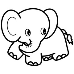 animal line drawings