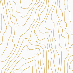 Seamless wooden fiber pattern. Light golden wood, grain texture. Dense lines. Abstract background. Vector illustration - 779455587