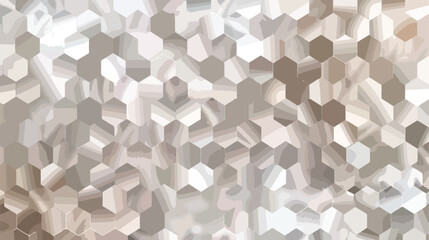 Light Silver Gray vector shining hexagonal template. 