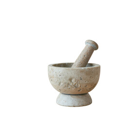 Mortar and pestle on Transparent Background