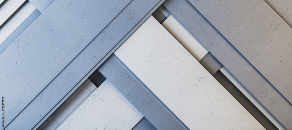 Poster creative gray linear wallpaper. landing page concept. 3d rendering.