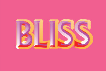 Bliss Transform Stroke Text Effect