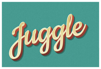 Juggle Text Effect
