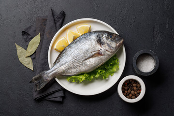 Fresh dorado fish, ready to cook