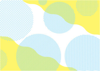 ストライプ模様の水玉の優しい背景イメージ