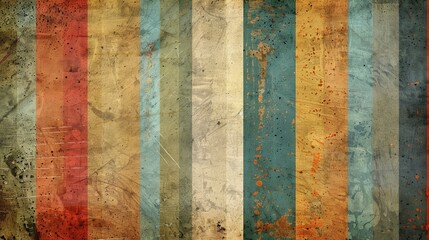 A retro-inspired background with vintage textures  AI generated illustration