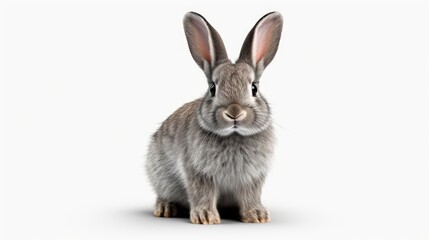 rabbit isolated on white