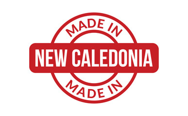 Made In New Caledonia Rubber Stamp