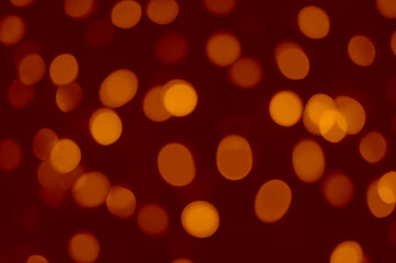 Dark Amazon Orange Abstract Curved Paper Background Design