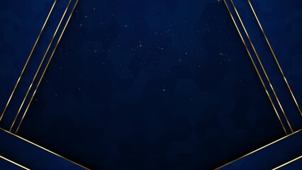 Particles gold bokeh framing event awards trailer titles cinematic concert openers luxury presentation background loop