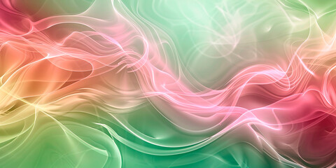 Abstract multi colored smoke waves background