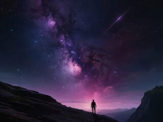 Fototapeta premium sky over the mountains