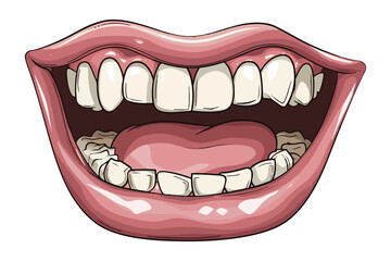 mouth vector png
