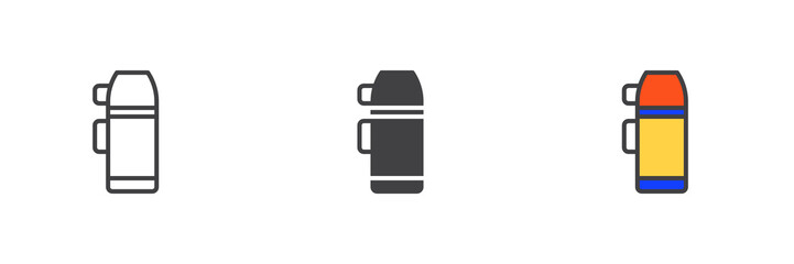 Thermos different style icon set