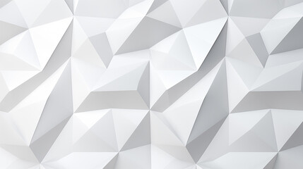 Fototapeta na wymiar Abstract minimalist geometric triangle lowpoly mosaic pattern. White triangular abstract background.
