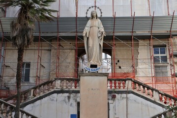 Napoli - Ospedale di San Gennaro dei Poveri dallo scalone di accesso alla basilica